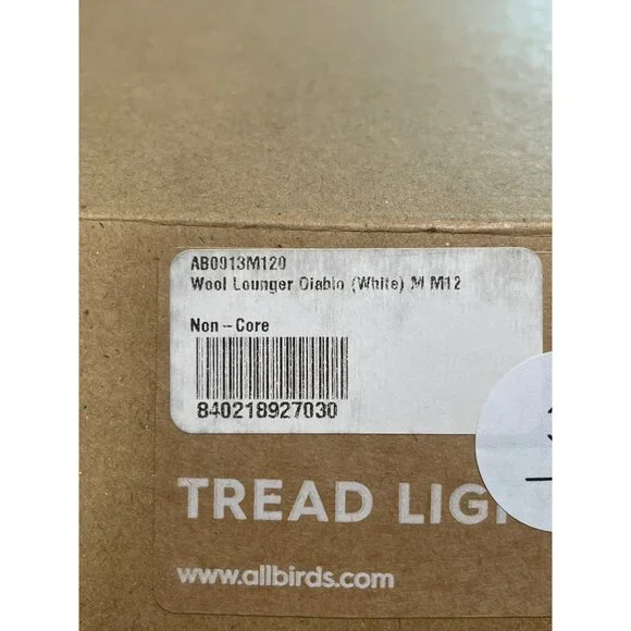 Allbirds Mens Wool Lounger Diablo Slip-On Shoes Size 12 Rust/White - Picture 6 of 6